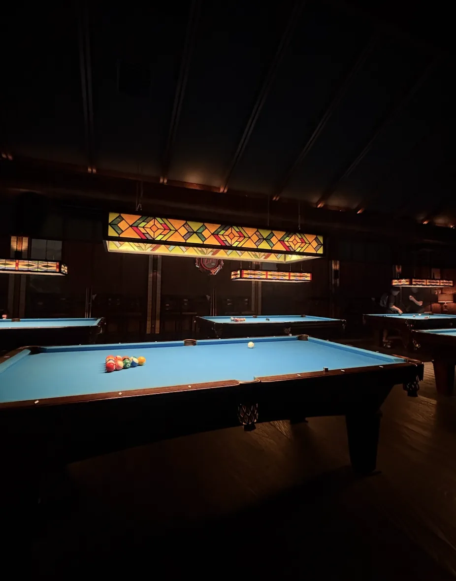 A pool hall